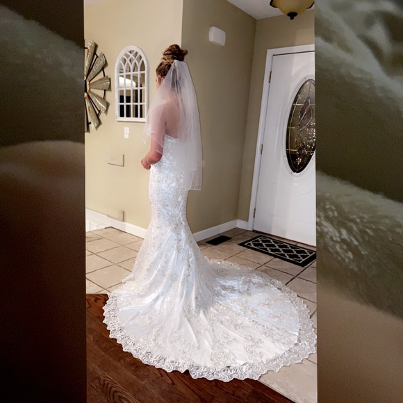 2017 Allure Bridal Gown- never used - Picture 5 of 11